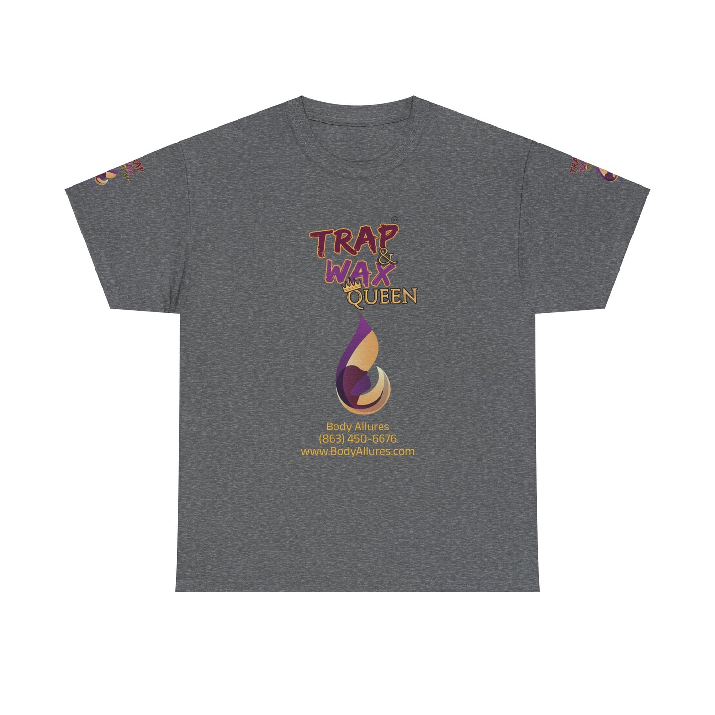 Unisex Heavy Cotton Tee: Trap & Wax