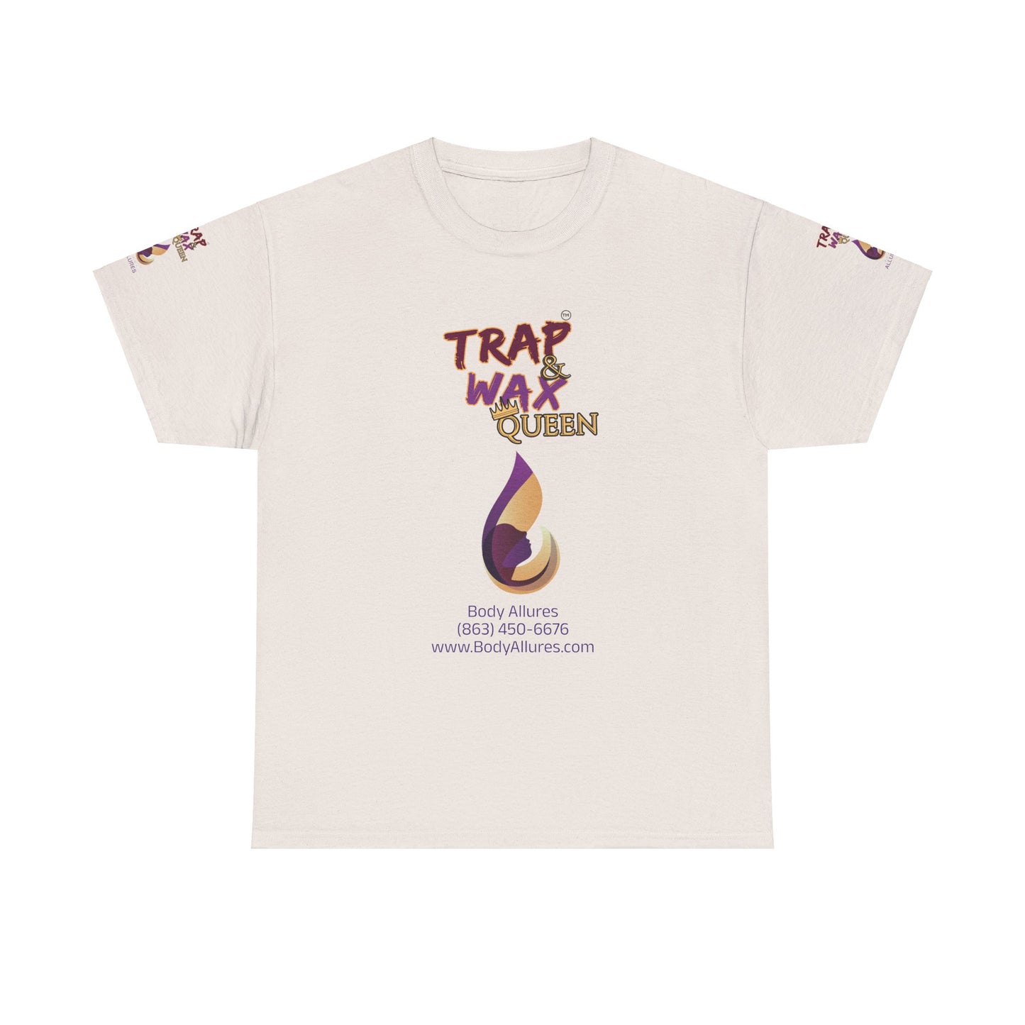 Unisex Heavy Cotton Tee: Trap & Wax