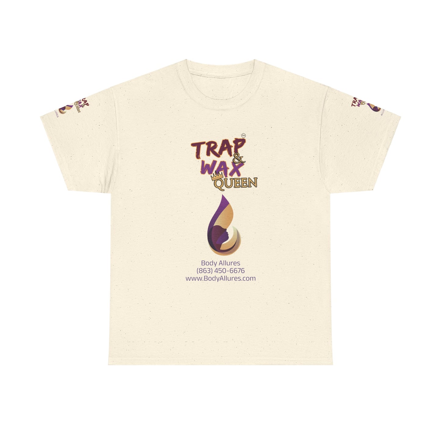 Unisex Heavy Cotton Tee: Trap & Wax