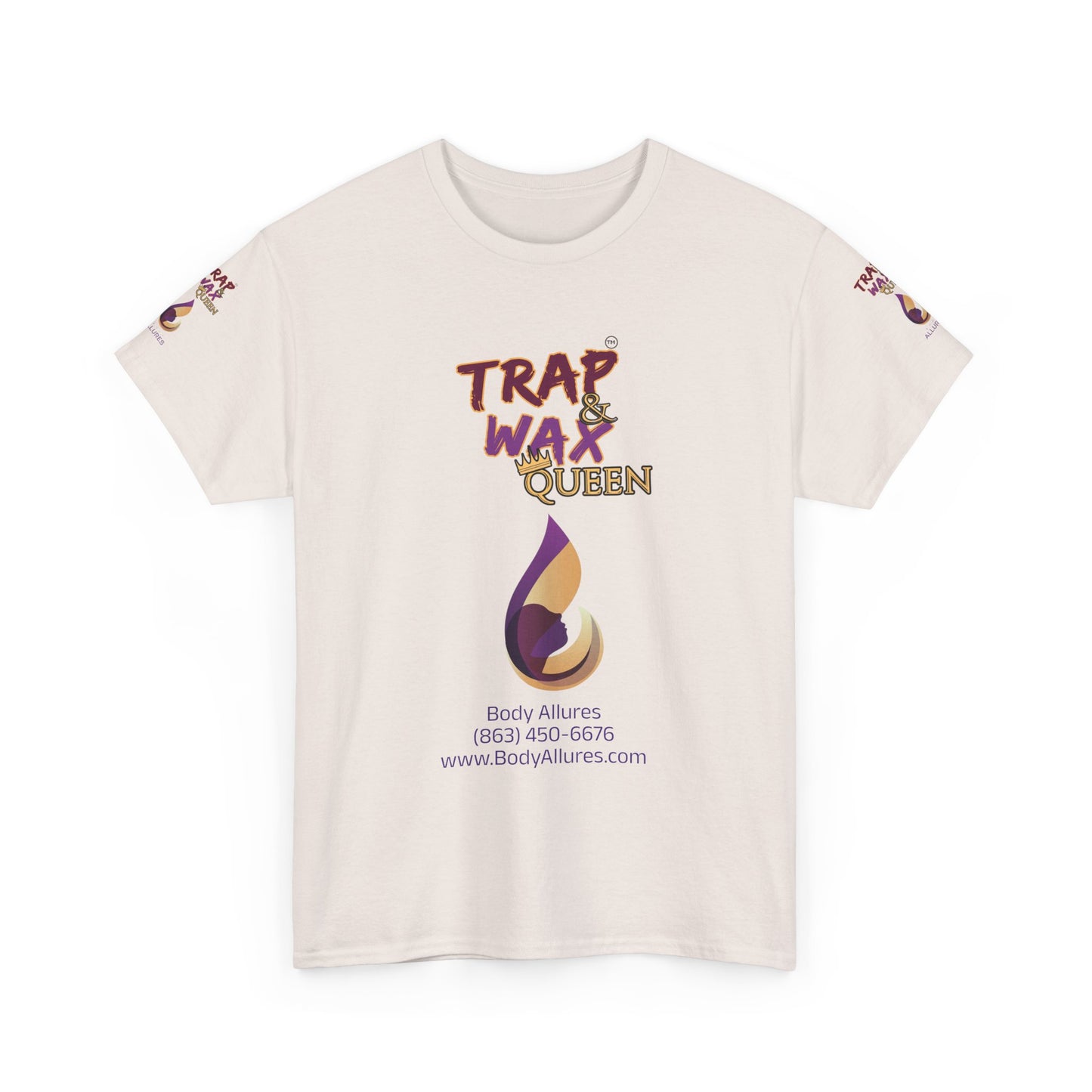 Unisex Heavy Cotton Tee: Trap & Wax