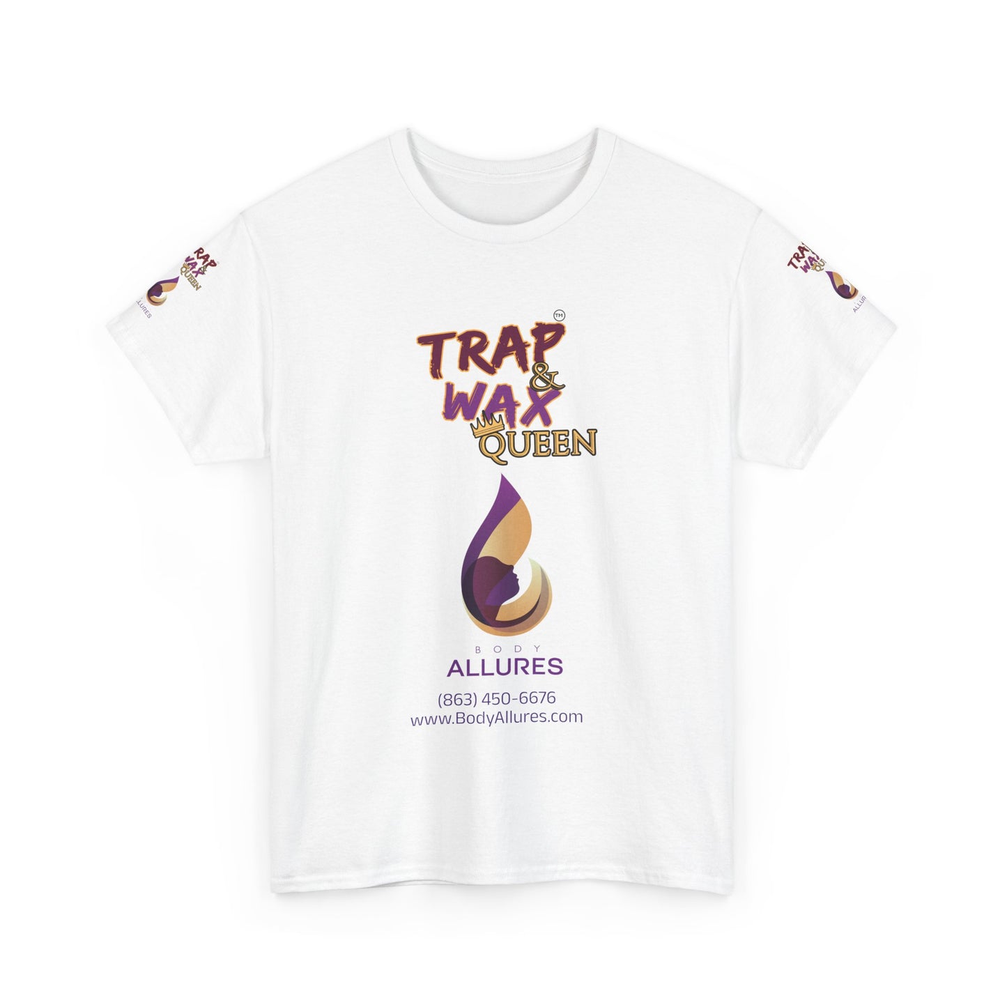 Unisex Heavy Cotton Tee: Trap & Wax