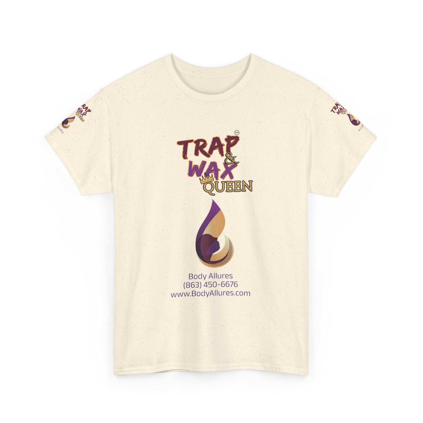 Unisex Heavy Cotton Tee: Trap & Wax