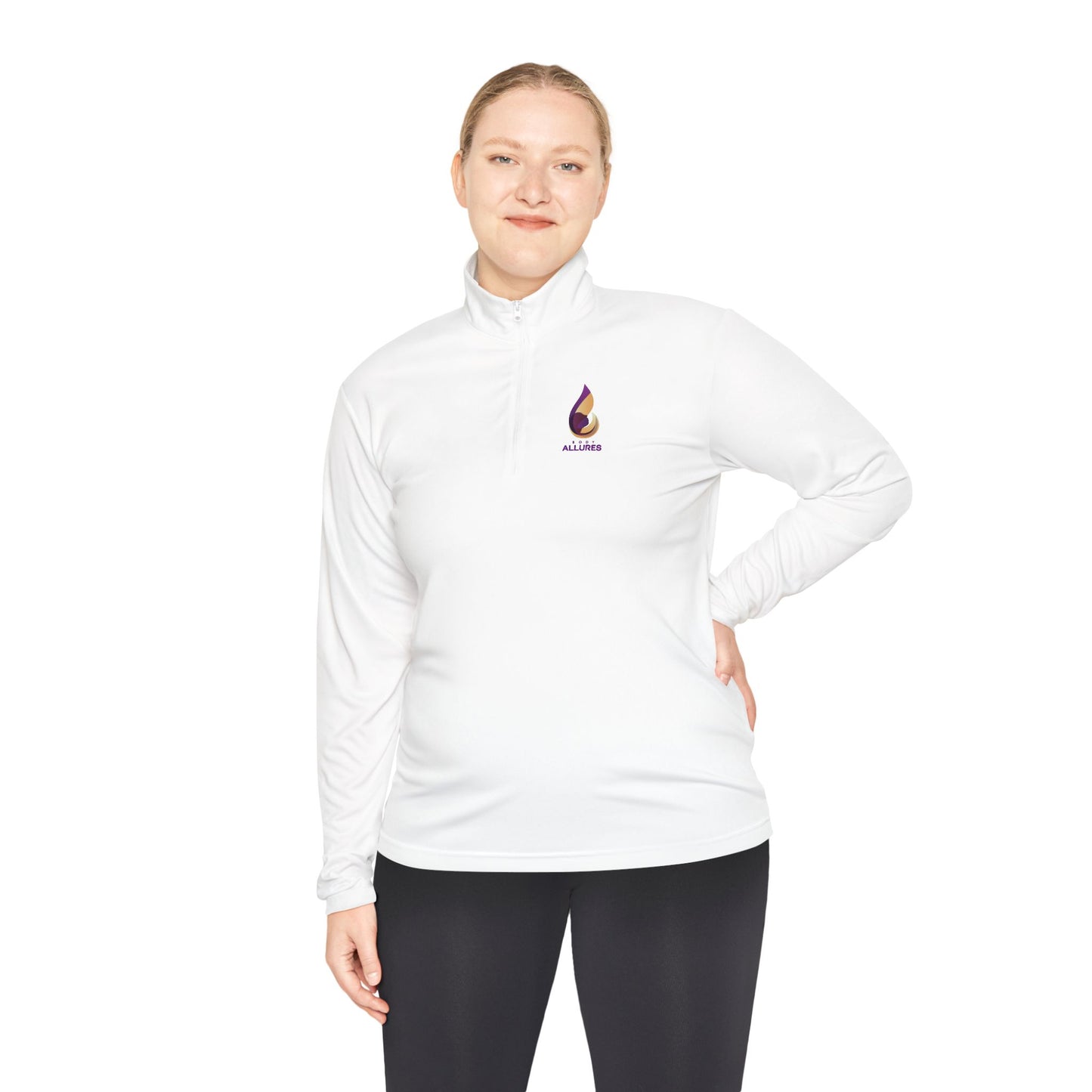 Unisex Quarter-Zip Pullover: Body Allures